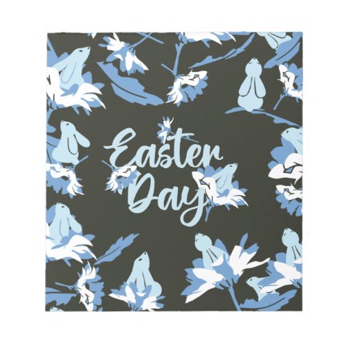 Easter and Floral Rabbit Notepad