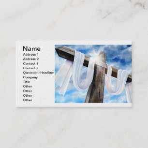 Easter and Palm Sunday Crosses and Scenes Business Card