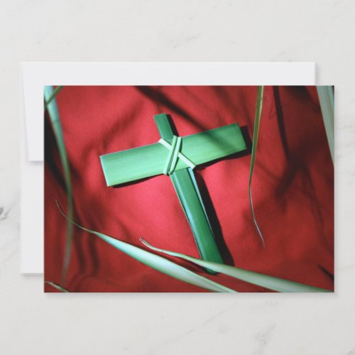 Easter and Palm Sunday Crosses and Scenes Holiday Card