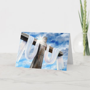 Easter and Palm Sunday Crosses and Scenes Holiday Card