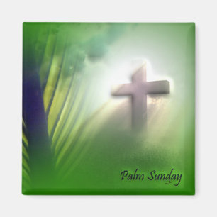 Easter and Palm Sunday Crosses and Scenes Magnet