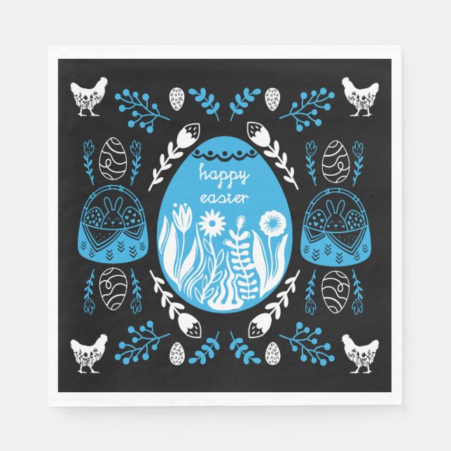 Easter April Holiday Napkins (Front)