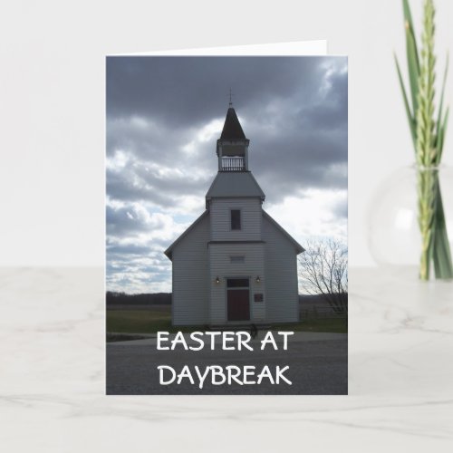 EASTER AT DAYBREAK _ EASTER BLESSINGS for YOU Holiday Card