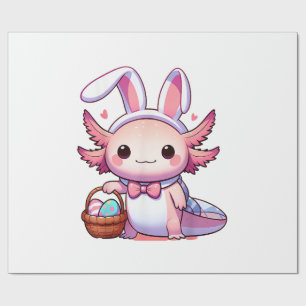 Easter Axolotl Bunny Ears Eggs T-Shirt Wrapping Paper