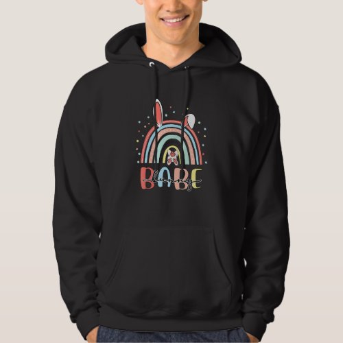 Easter Babe Bunny Rainbow Rabbit Easter For Kids Hoodie