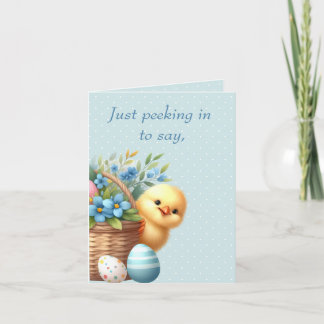 Easter Baby Animals Easter Folded Holiday Card
