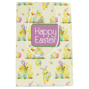 Easter Baby Chicks and Ducks Medium Gift Bag