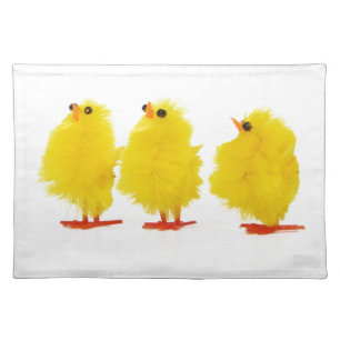 Easter baby chicks Placemat