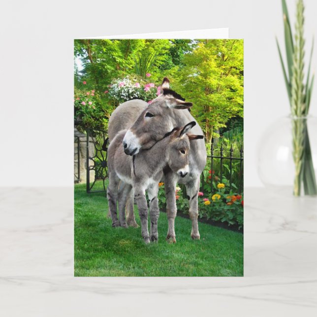 "Easter & Baby Eno" Greeting Card (Front)