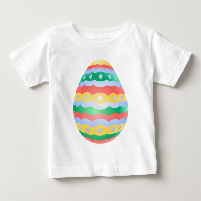 Easter Baby Shirt Cute Toddler Easter Egg T-shirt (Front)