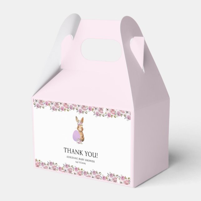 Easter Baby Shower  Favor Boxes (Front Side)