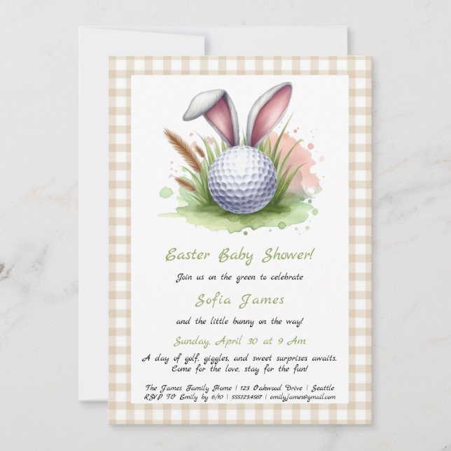 Easter Baby Shower Invitation (Front)