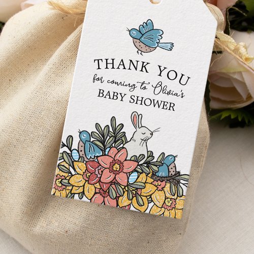 Easter Baby Shower Thank You Favor Gift Tags