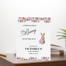 Easter Baby Shower Welcome