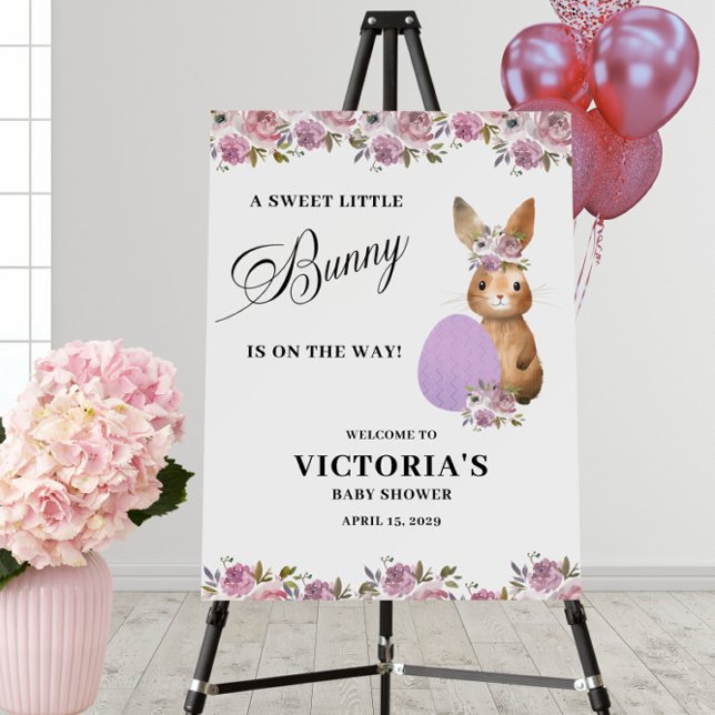 Easter Baby Shower Welcome Foam Board (Creator Uploaded)