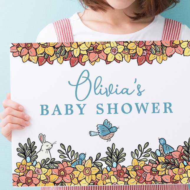 Easter Baby Shower Welcome Yard Sign (Creator Uploaded)