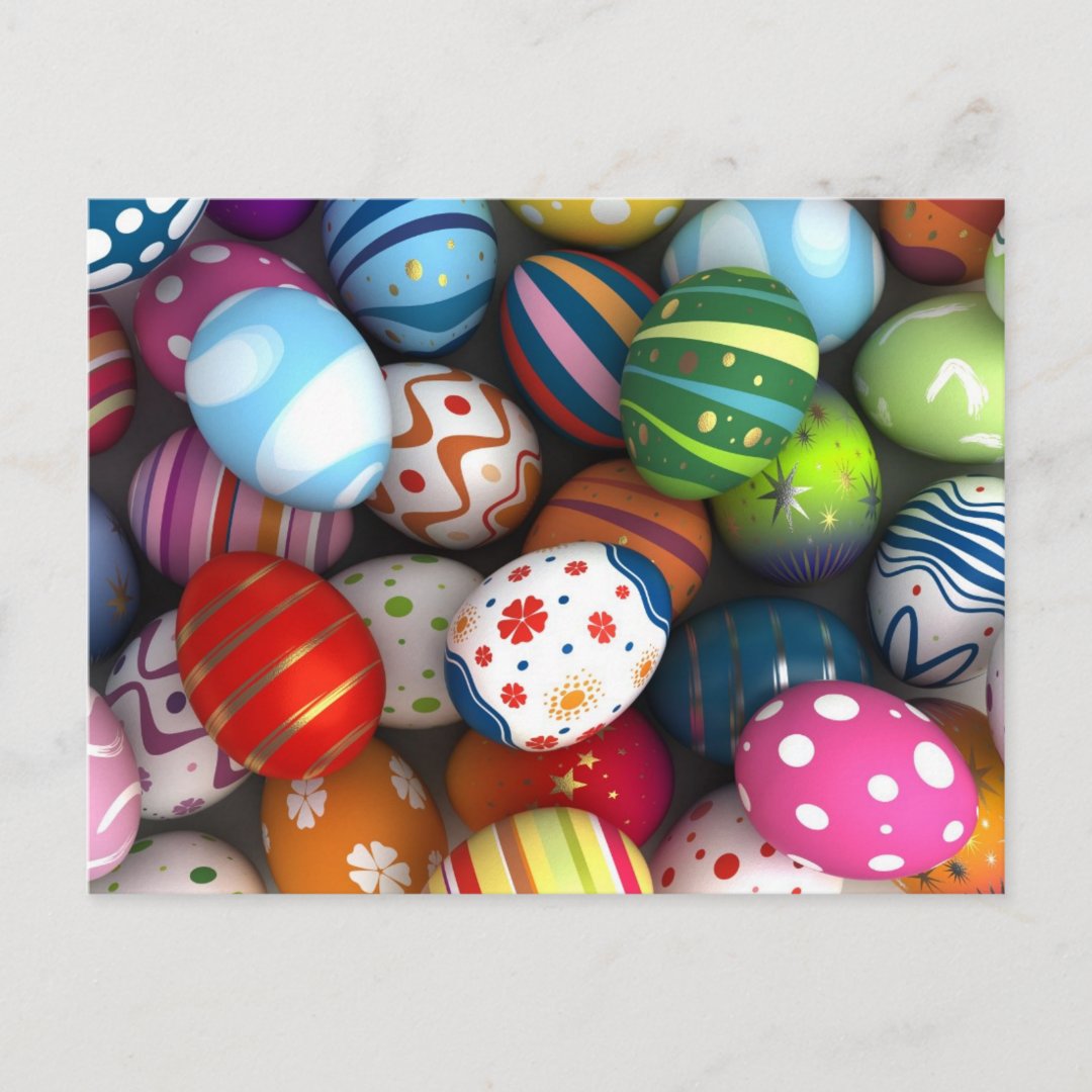 Easter Background Holiday Postcard | Zazzle