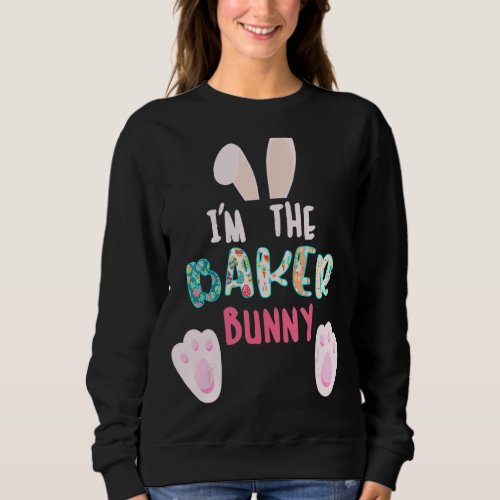 Easter Baker Easter Matching Family Party Bunny Sweatshirt