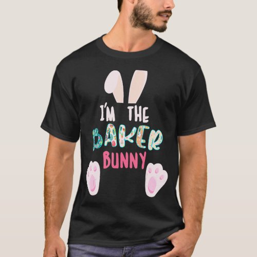 Easter Baker Easter Matching Family Party Bunny T_Shirt