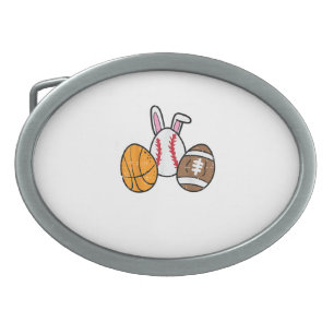 Easter Balls Basketball Baseball Football Boys Kid Belt Buckle