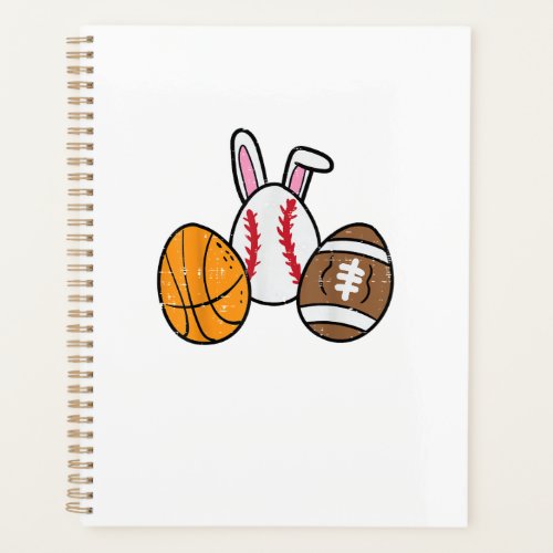 Easter Balls Basketball Baseball Football Boys Kid Planner