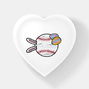 Easter Baseball Bunny Sports Men Boys Kids Toddler Paperweight