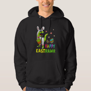 Easter Basket Bunny Dinosaur Egg Rex Kids Boys 2 Hoodie