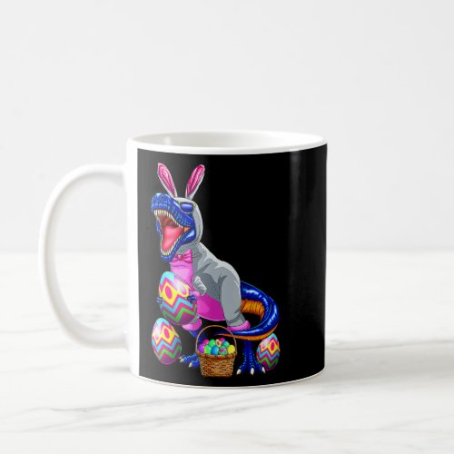 Easter Basket Bunny Dinosaur Egg T Rex Kids  Coffee Mug