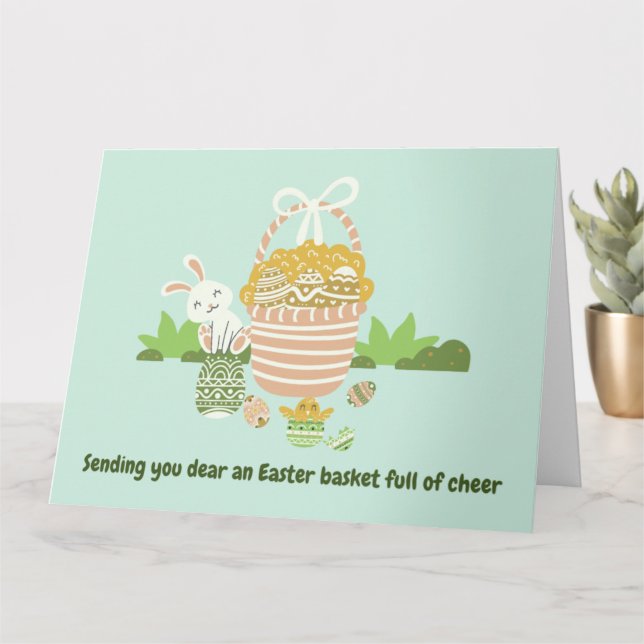 EASTER BASKET CARD (Small Plant)