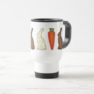 Easter Basket Chocolate Bunny Rabbit Carrot Candy Travel Mug