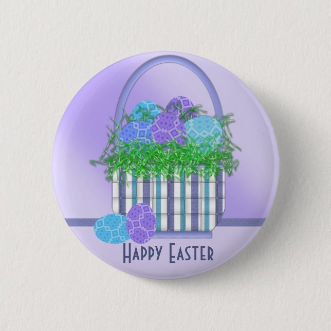 Easter Basket Collection Pinback Button (Front)
