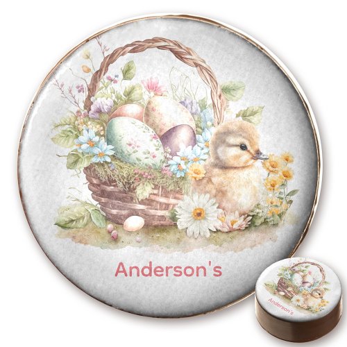 Easter Basket  Duckling Personalized Chocolate Covered Oreo