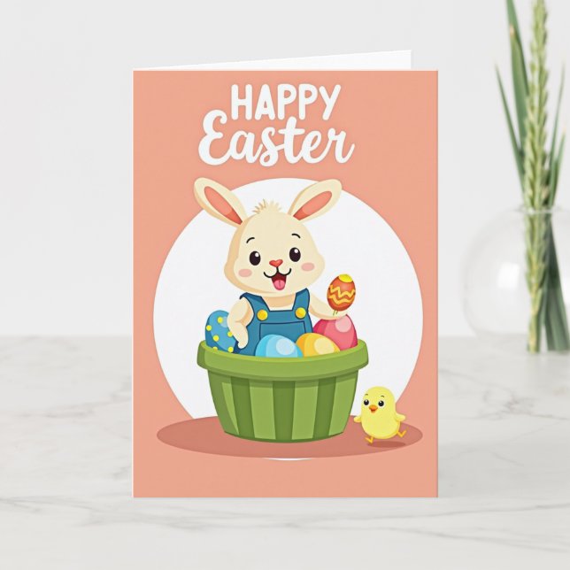 Easter Basket Friend Card (Front)
