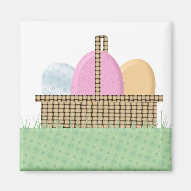 Easter Basket Magnet (Front)