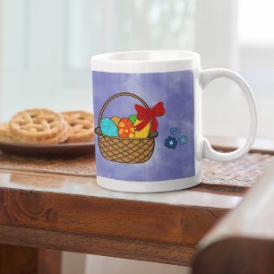 Easter Basket Mug and Ribbon