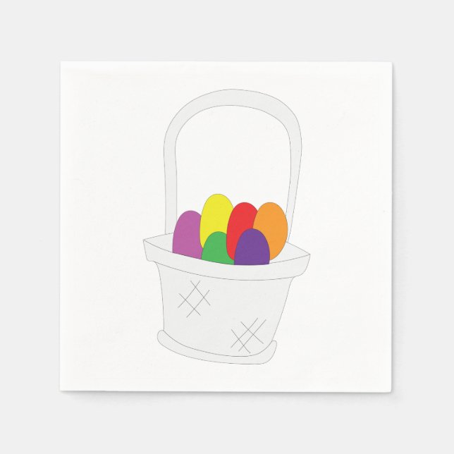Easter Basket Napkins (Front)