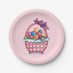 Easter Basket - Paper Plates
