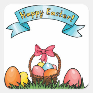 Easter Basket Sticker