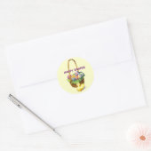 Easter Basket with Duck Sticker (Envelope)