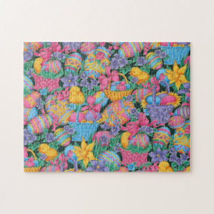 Easter Baskets and Eggs Jigsaw Puzzle
