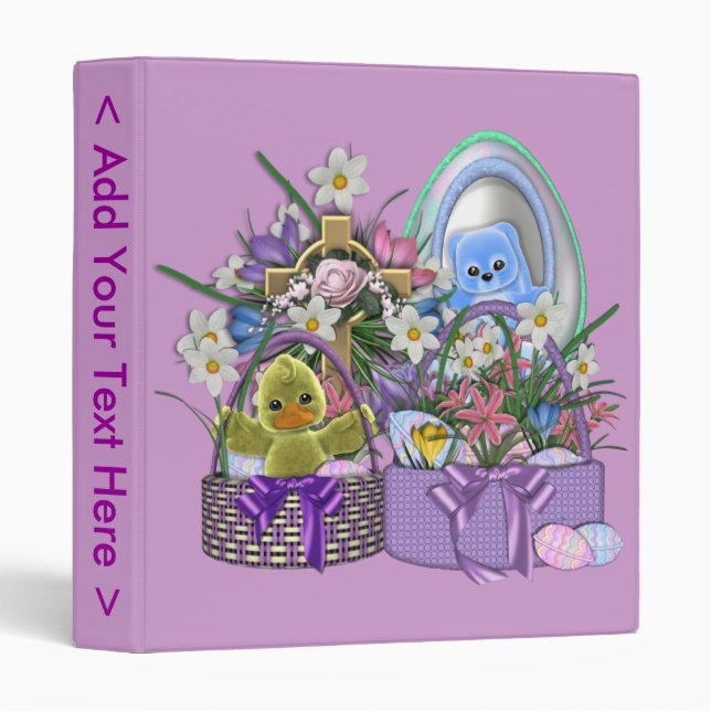 Easter Baskets Binder (Front/Spine)