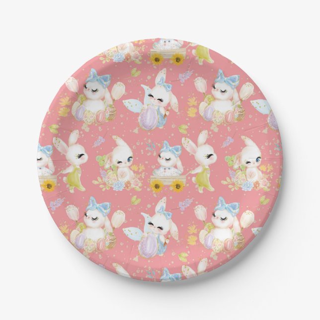 Easter Baskets For Kids Paper Plates (Front)