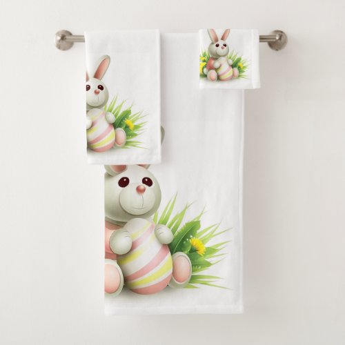 Easter Bathroom Towel Set