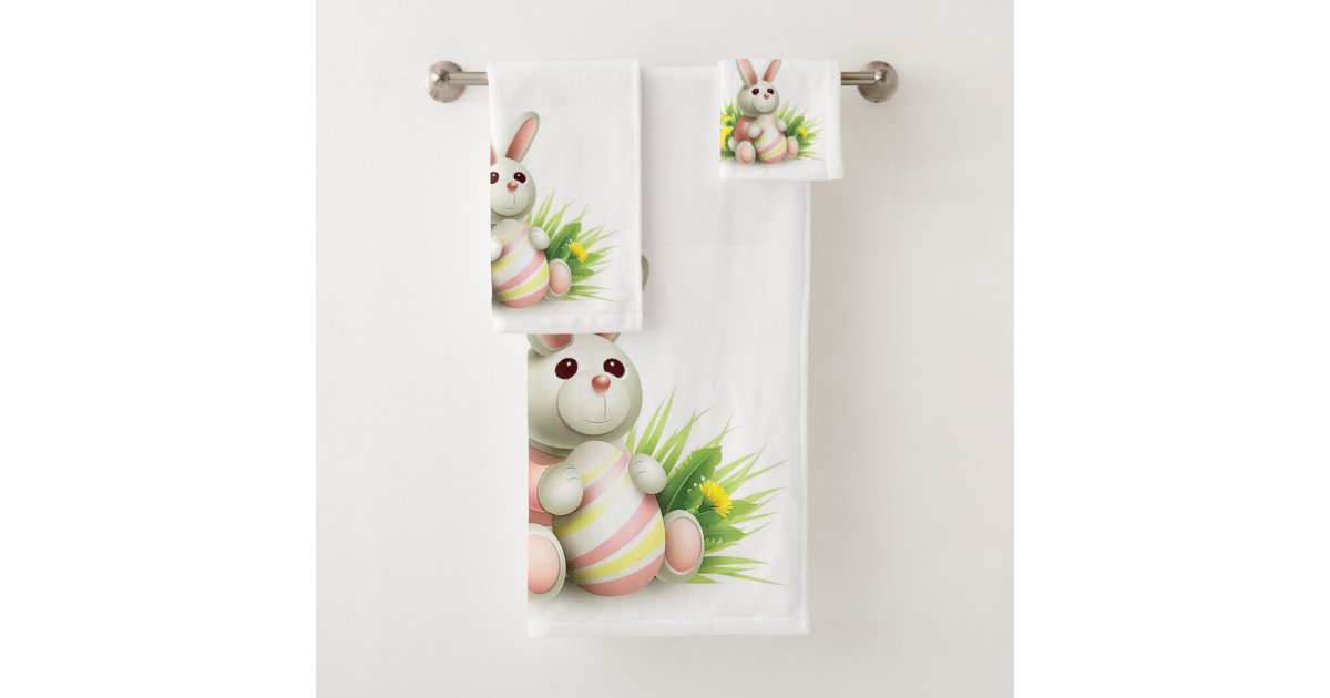 Easter Bathroom Towel Set