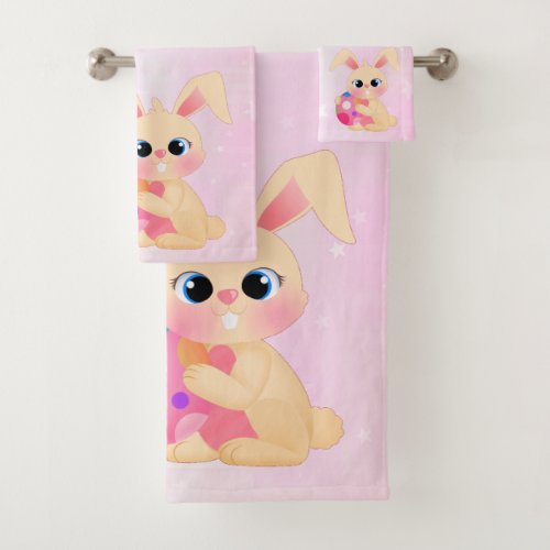 Easter Bathroom Towel Set