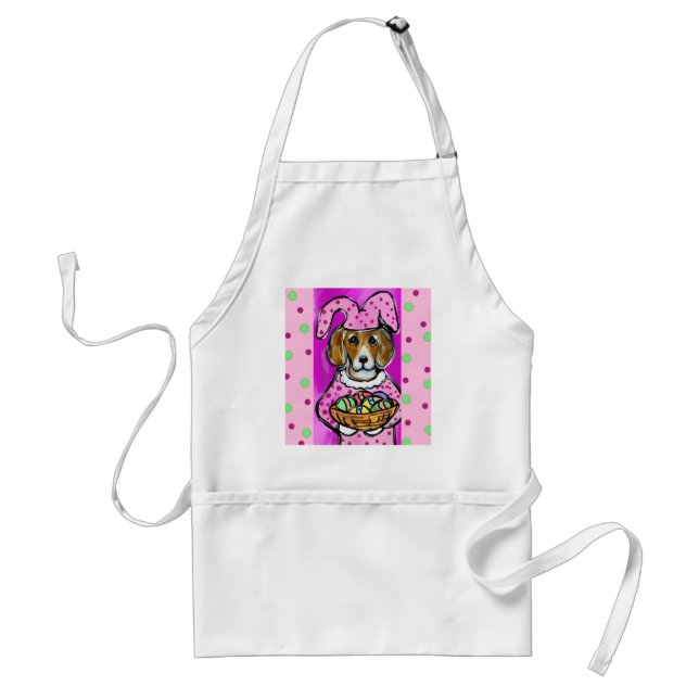 EASTER BEAGLE ADULT APRON (Front)