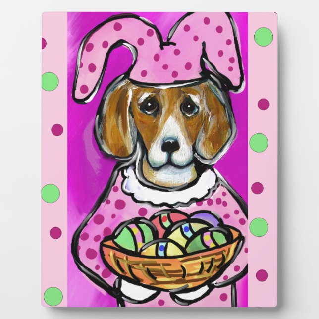 EASTER BEAGLE PLAQUE (Front)