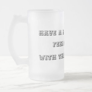 Easter, Beverage Stein, for celebration of Easter  Frosted Glass Beer Mug