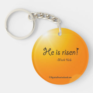 Easter Bible Quotes Keychain