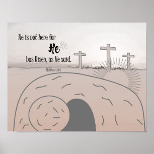 Easter Bible Verse Poster